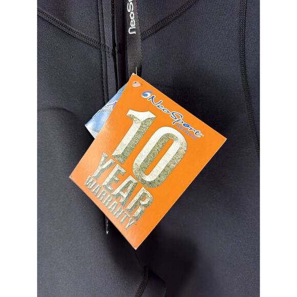 NWT NeoSport Men's 5mm Full Wetsuit Premium Neoprene Black/Blue S832mb-45 - Picture 2 of 4